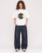 Mockup Boxy Heavyweight Tee White female full-body 09