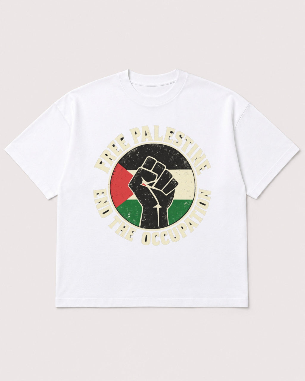 Mockup Boxy Heavyweight Tee White product