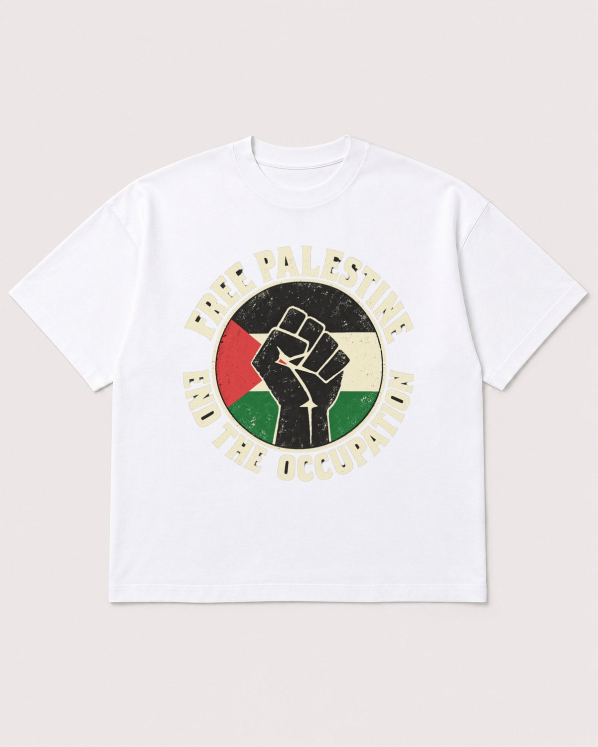 Mockup Boxy Heavyweight Tee White product