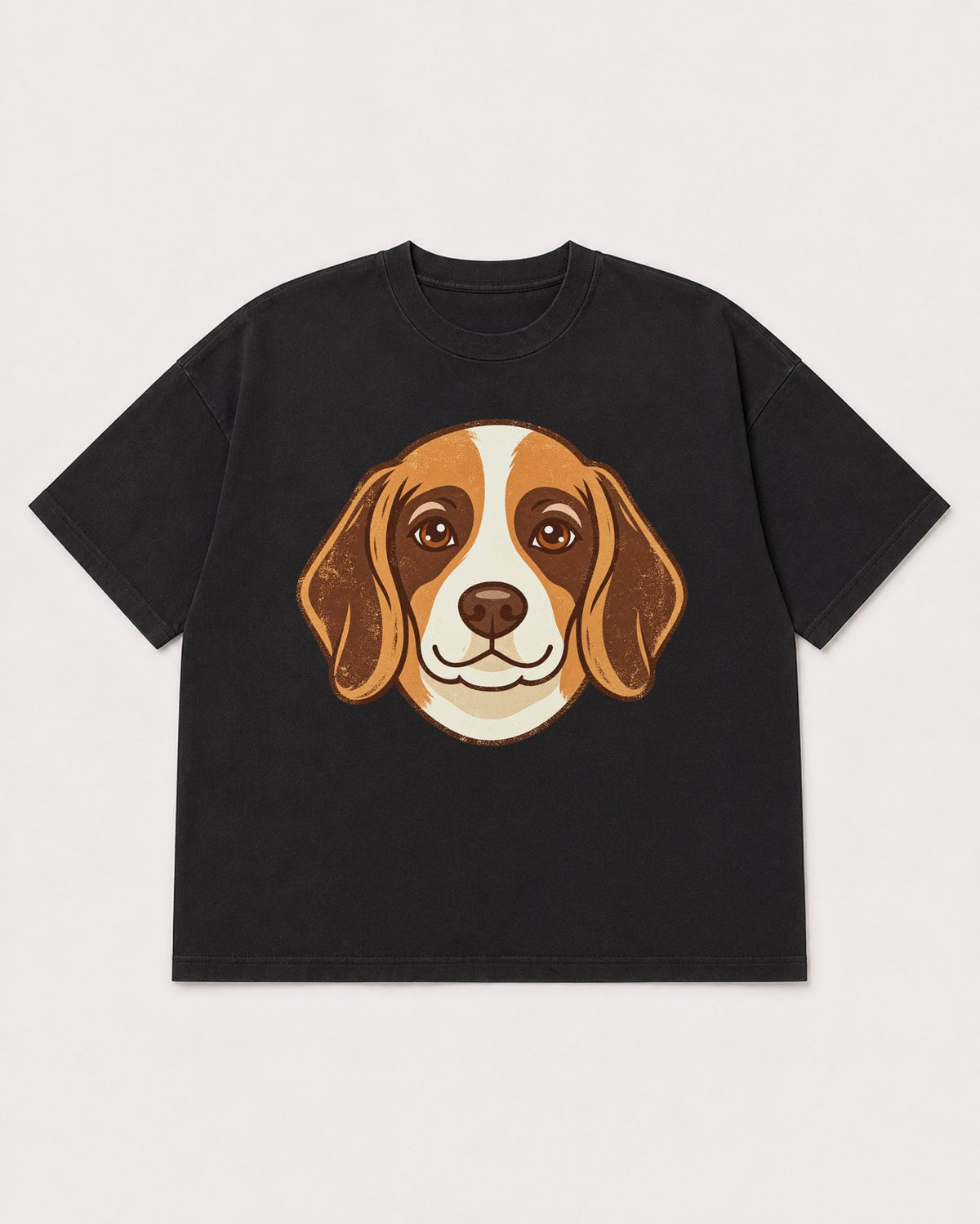 Mockup Boxy Heavyweight Tee Black product
