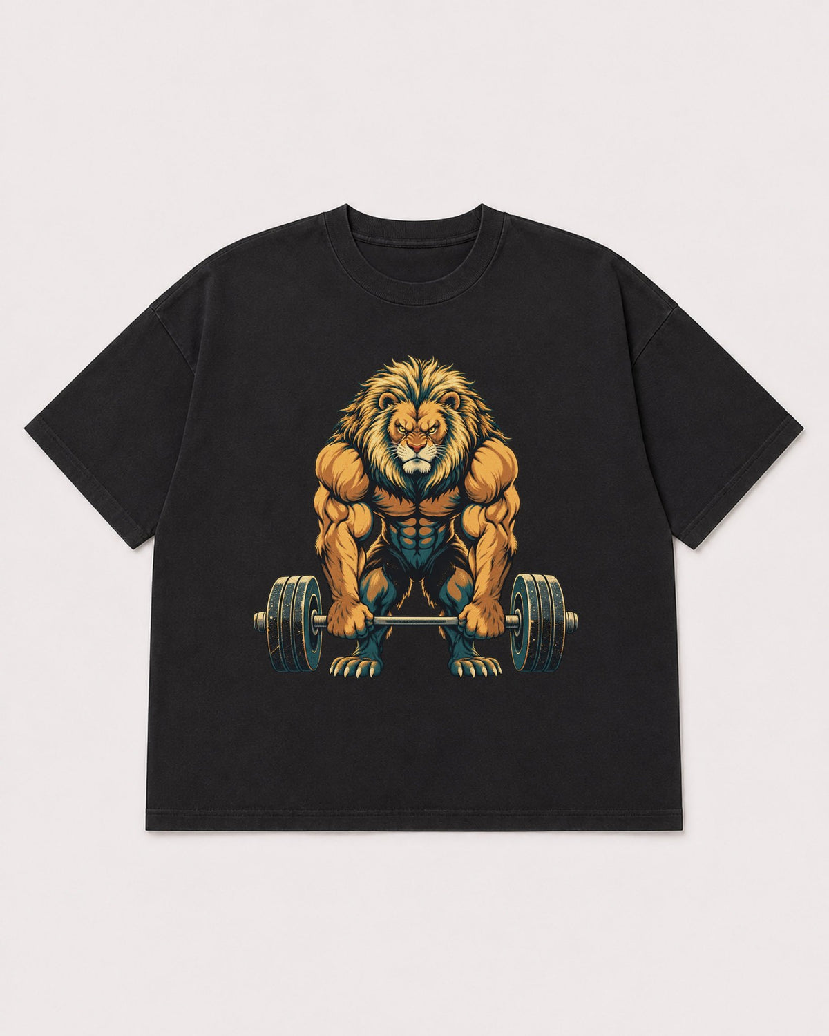 Mockup Boxy Heavyweight Tee Black product
