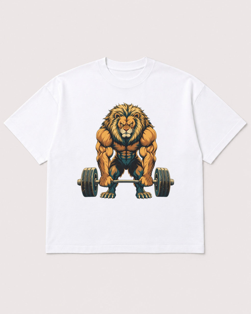 Mockup Boxy Heavyweight Tee White product