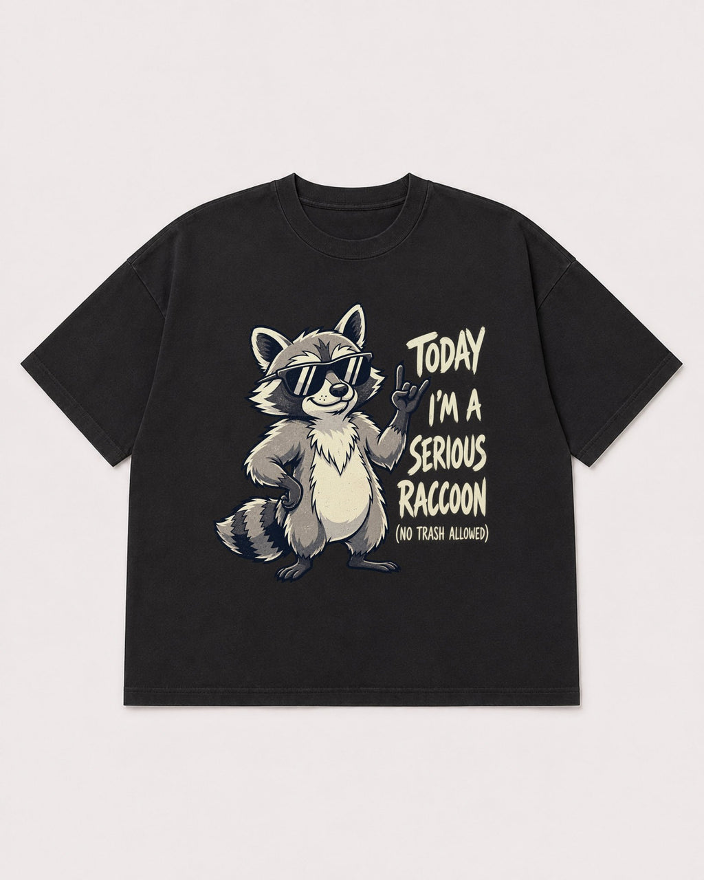 Mockup Boxy Heavyweight Tee Black product