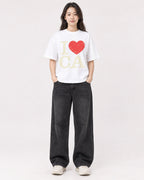 Mockup Boxy Heavyweight Tee White female full-body 03