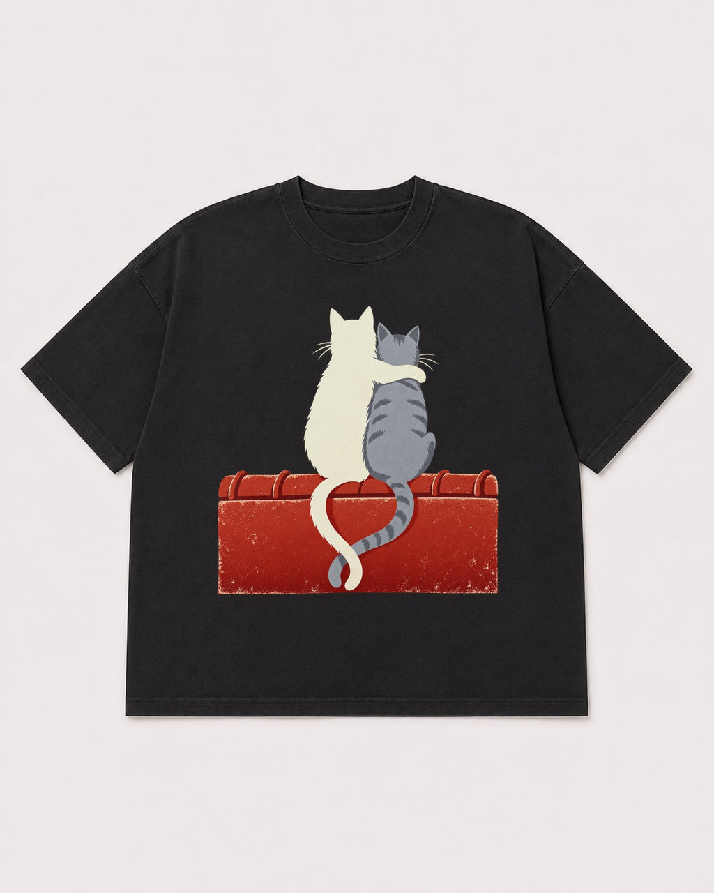 Mockup Boxy Heavyweight Tee Black product