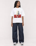Mockup Boxy Heavyweight Tee White female full-body 04