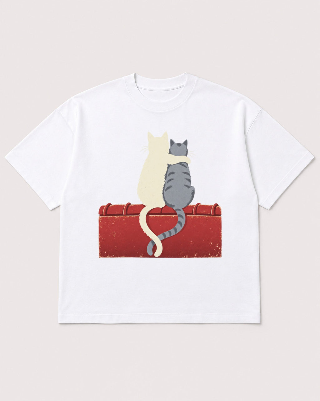Mockup Boxy Heavyweight Tee White product