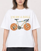 Mockup Boxy Heavyweight Tee White female close-up 33