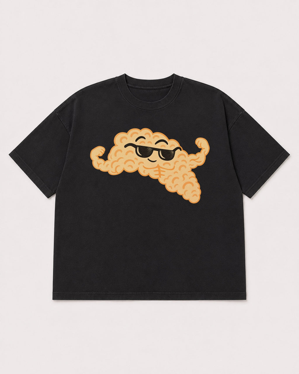 Mockup Boxy Heavyweight Tee Black product