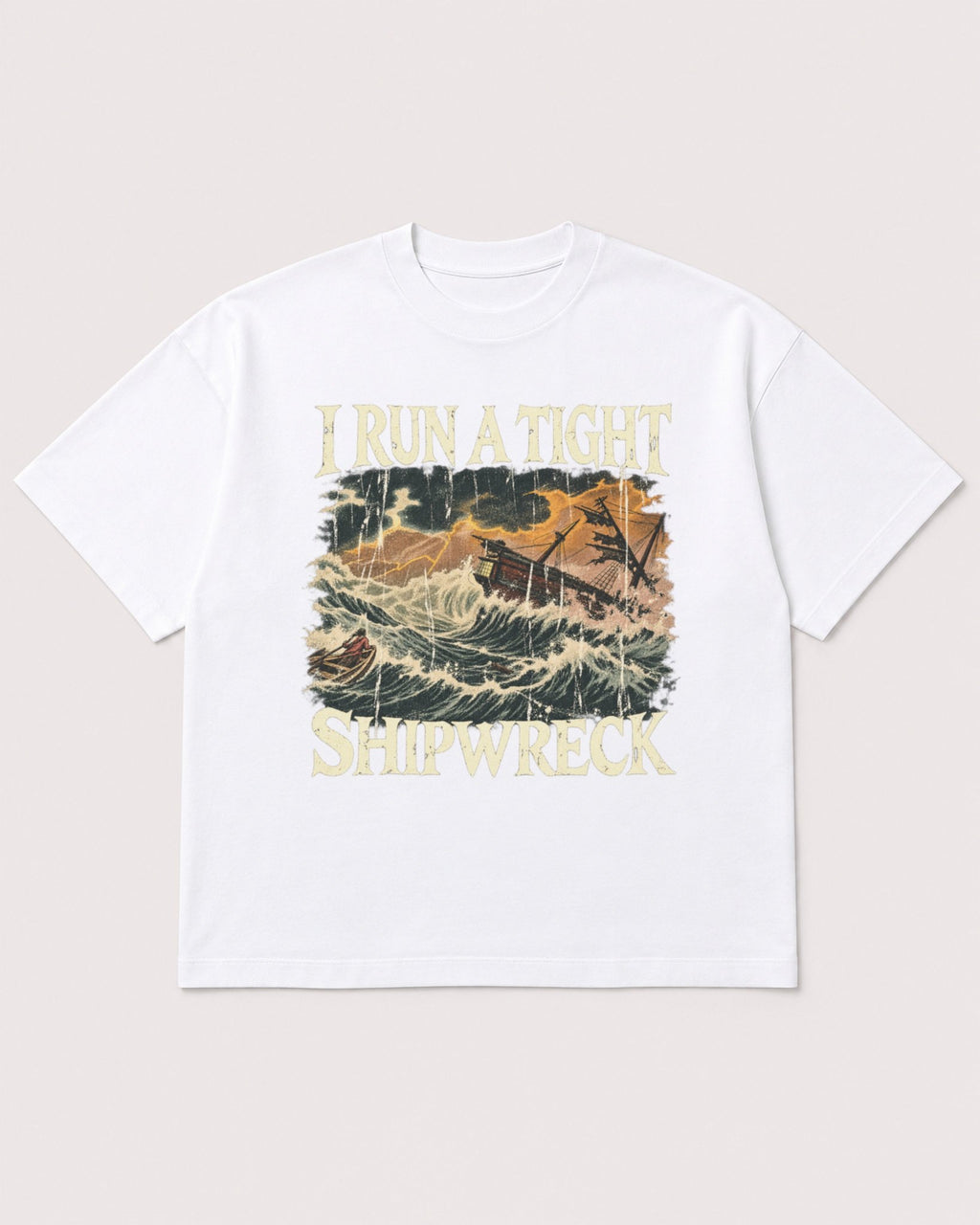 Mockup Boxy Heavyweight Tee White product
