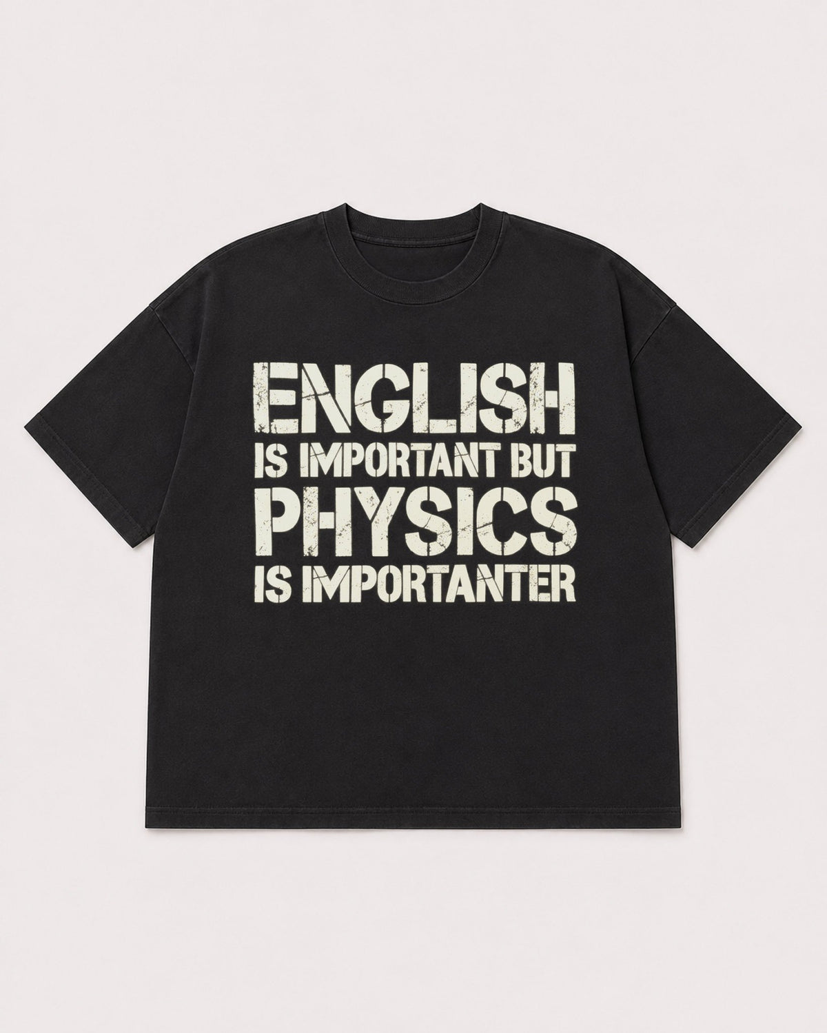 Mockup Boxy Heavyweight Tee Black product