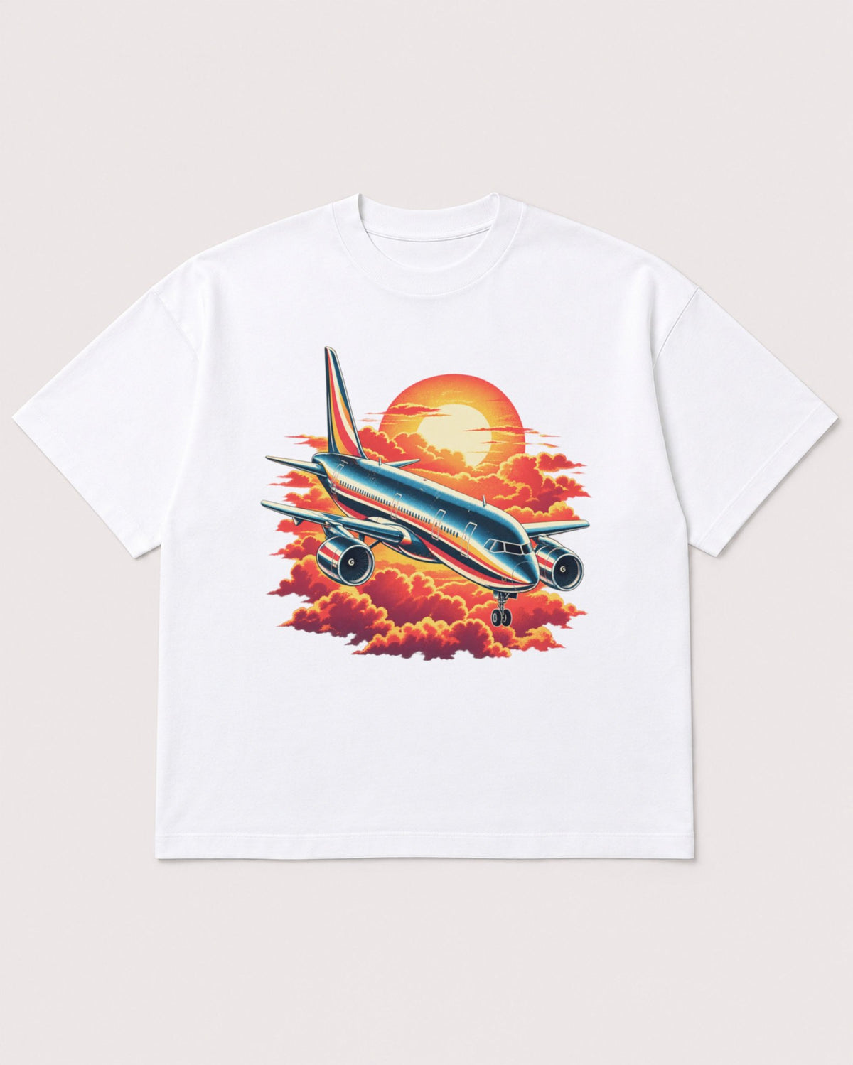 Mockup Boxy Heavyweight Tee White product