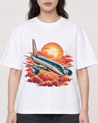Mockup Boxy Heavyweight Tee White female close-up 03