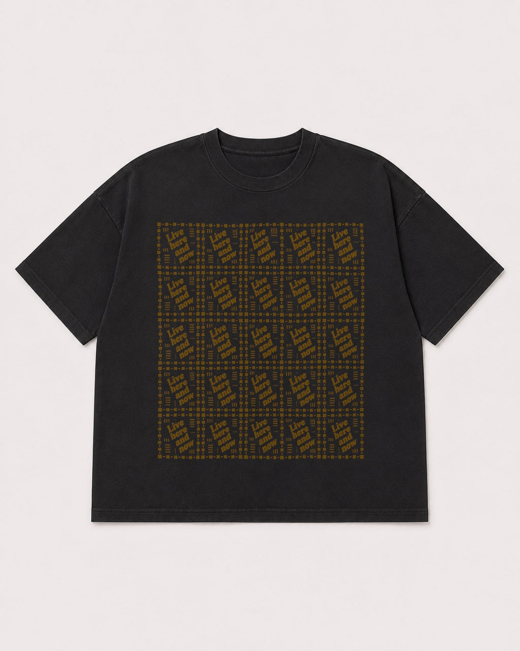 Mockup Boxy Heavyweight Tee Black product