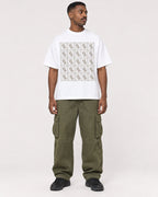 Mockup Boxy Heavyweight Tee White male full-body 14