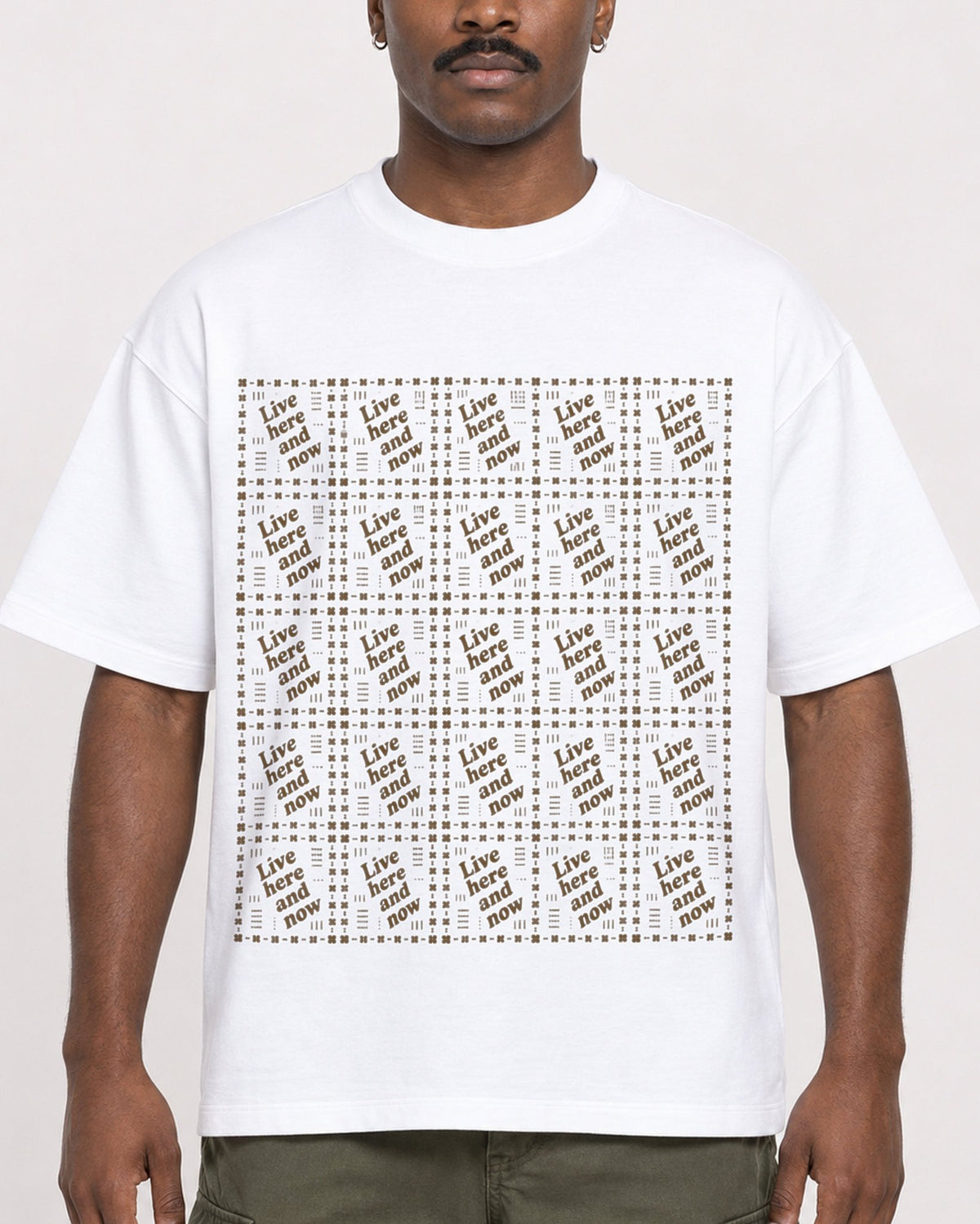 Mockup Boxy Heavyweight Tee White male close-up 14