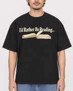 Mockup Boxy Heavyweight Tee Black male close-up 02