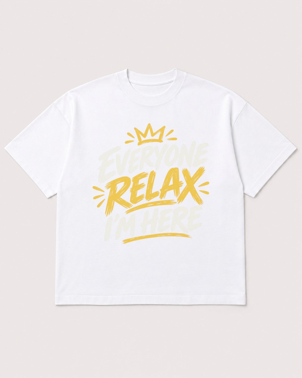 Mockup Boxy Heavyweight Tee White product