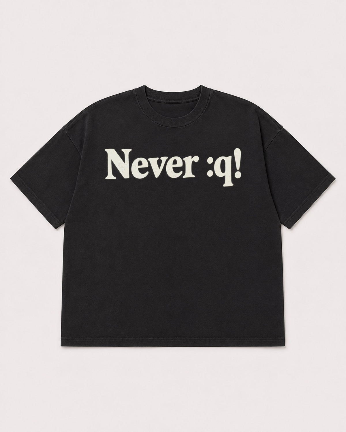 Mockup Boxy Heavyweight Tee Black product
