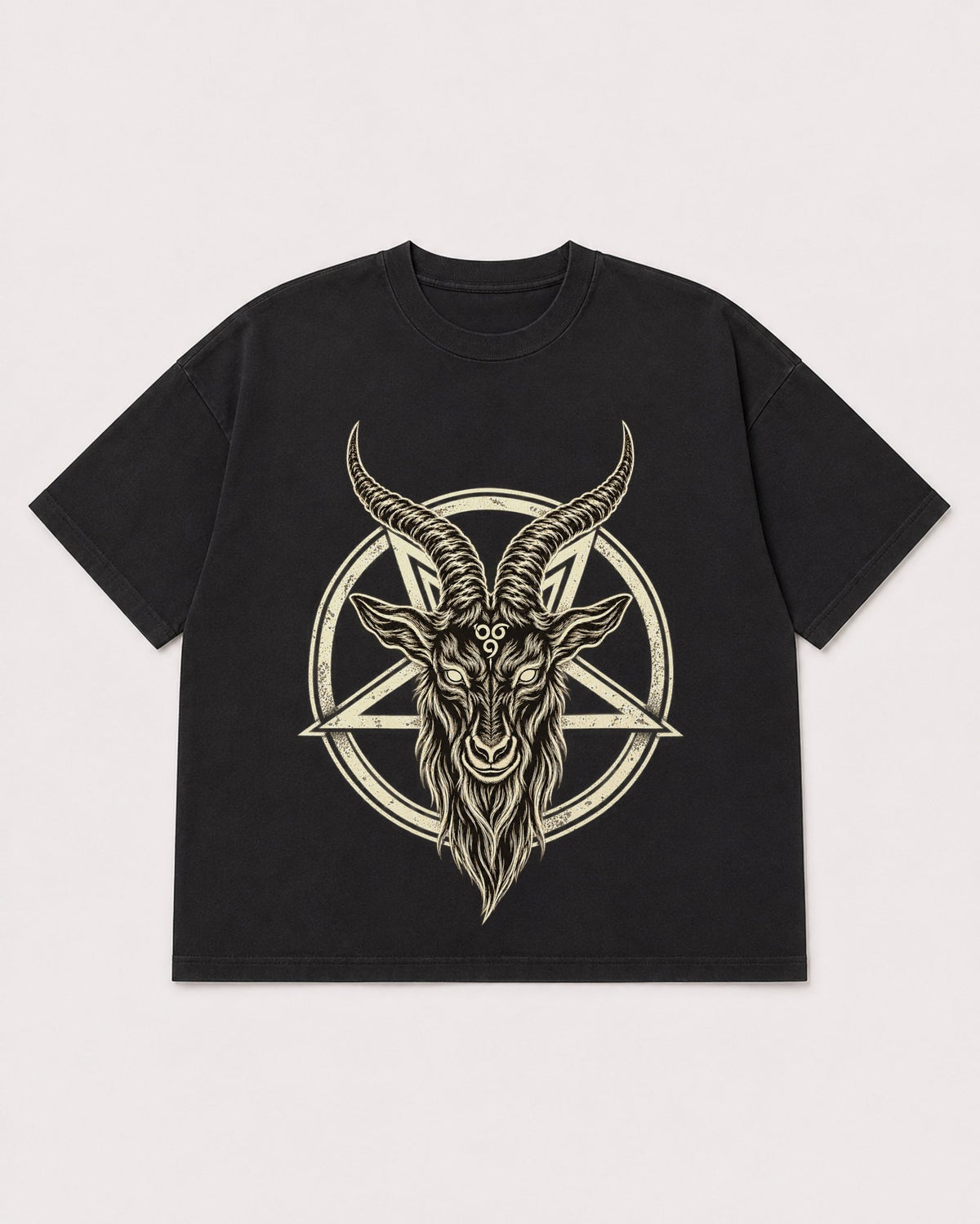 Mockup Boxy Heavyweight Tee Black product