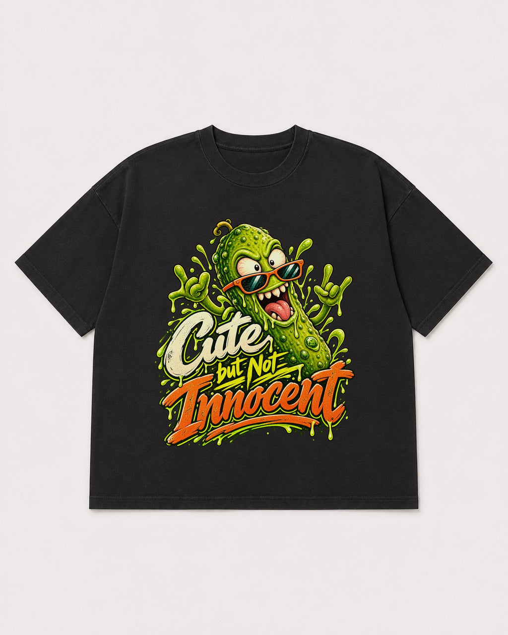 Mockup Boxy Heavyweight Tee Black product