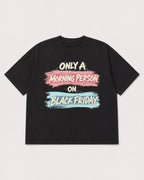 Mockup Boxy Heavyweight Tee Black product