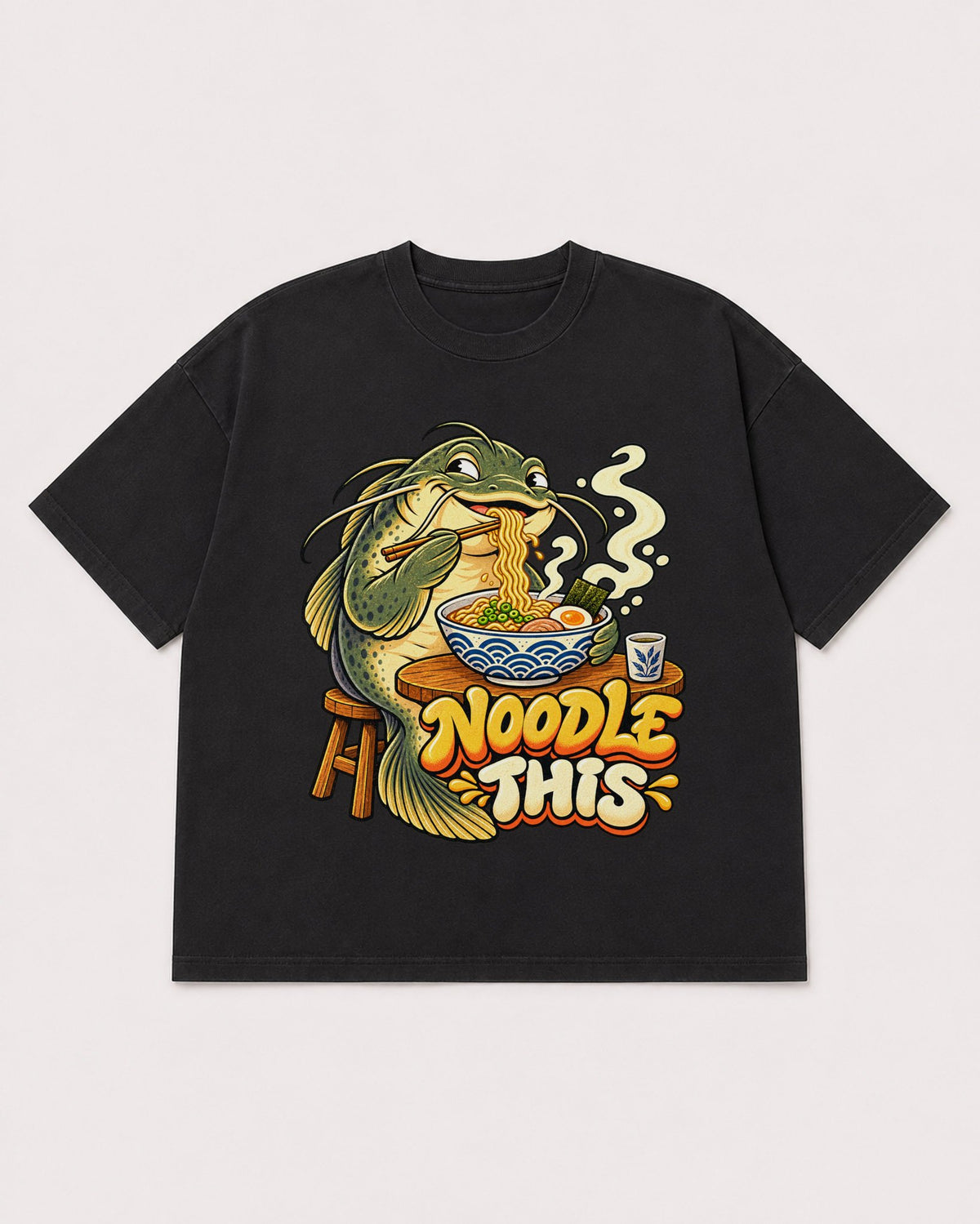 Mockup Boxy Heavyweight Tee Black product