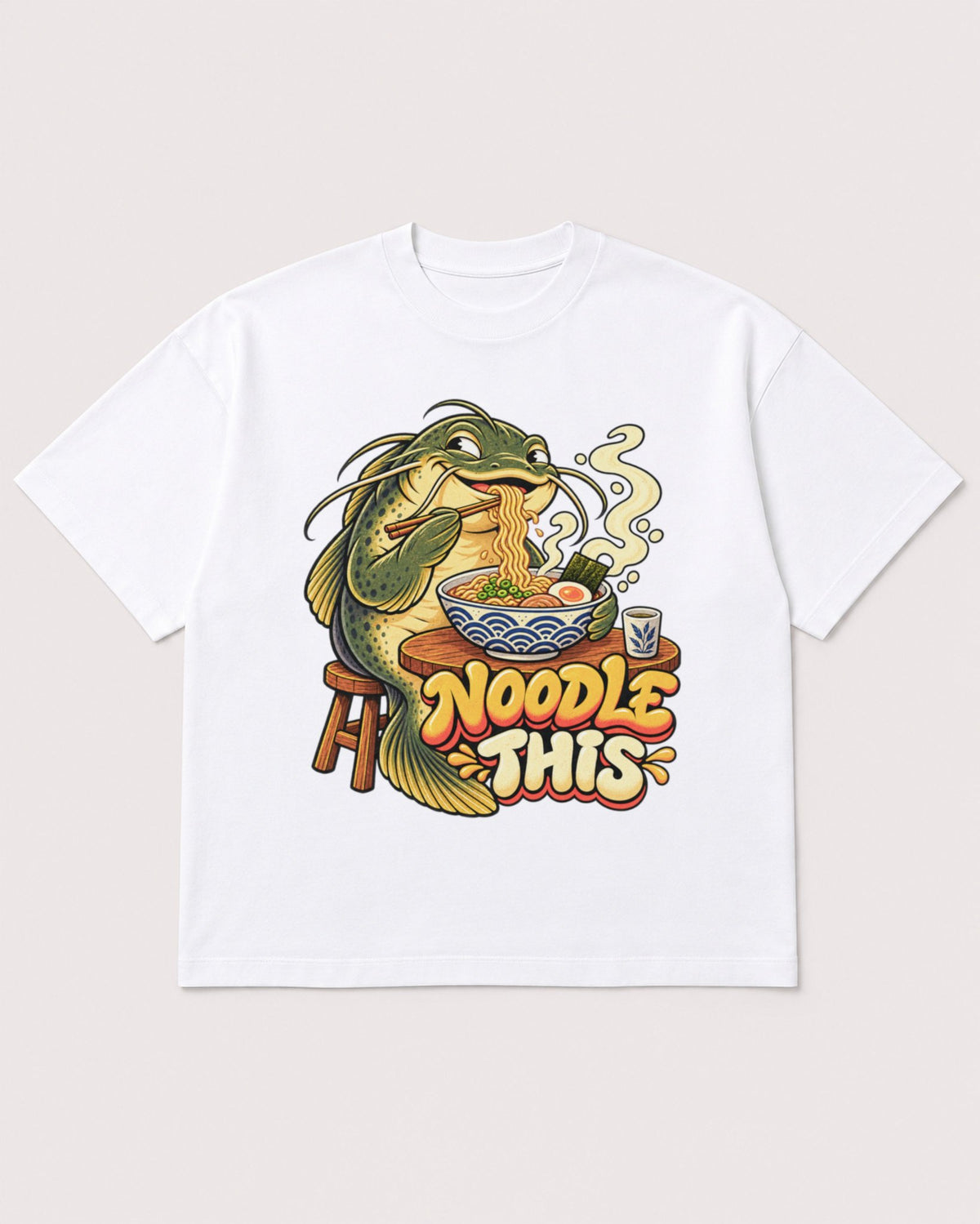 Mockup Boxy Heavyweight Tee White product