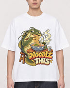 Mockup Boxy Heavyweight Tee White male close-up 01