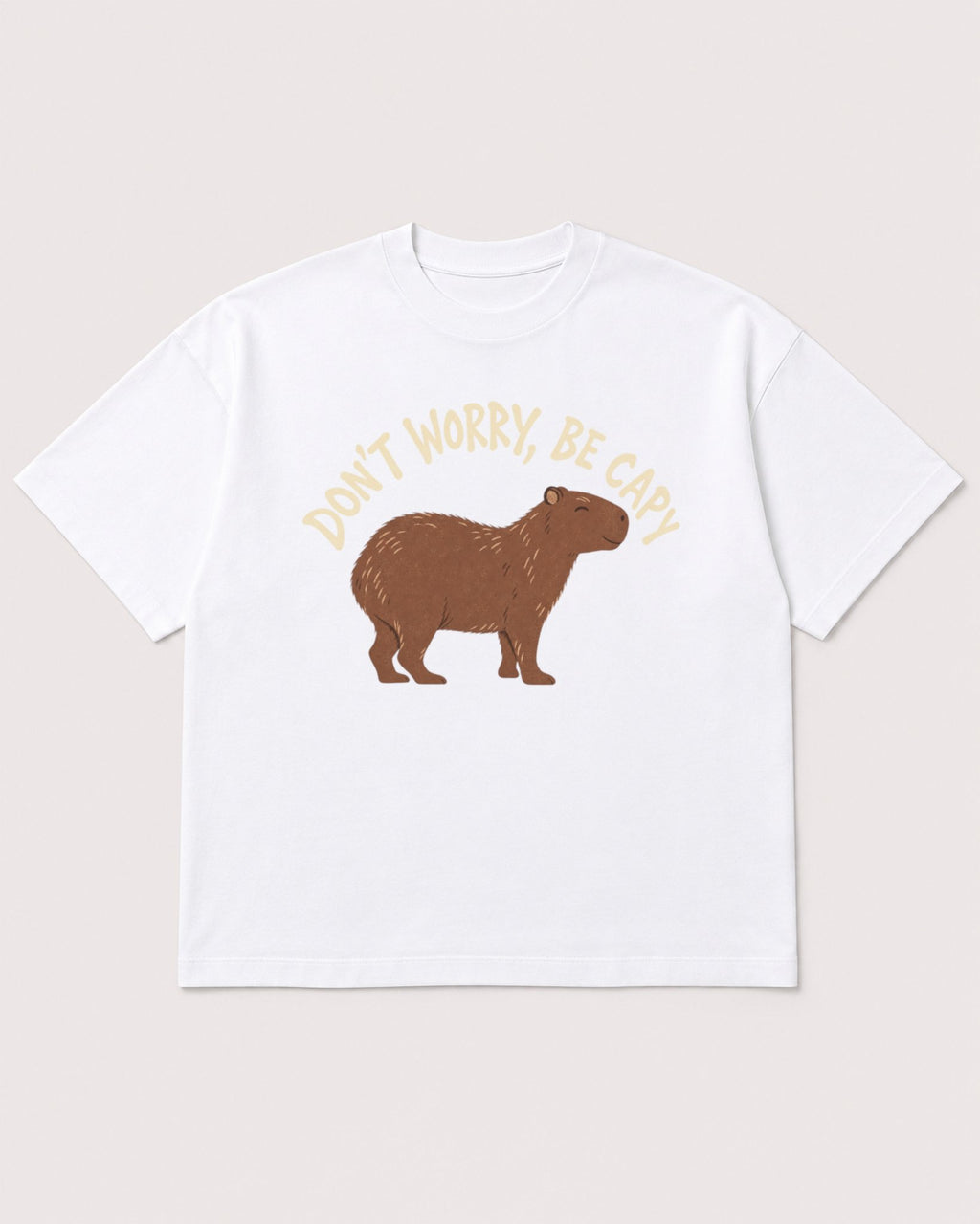 Mockup Boxy Heavyweight Tee White product