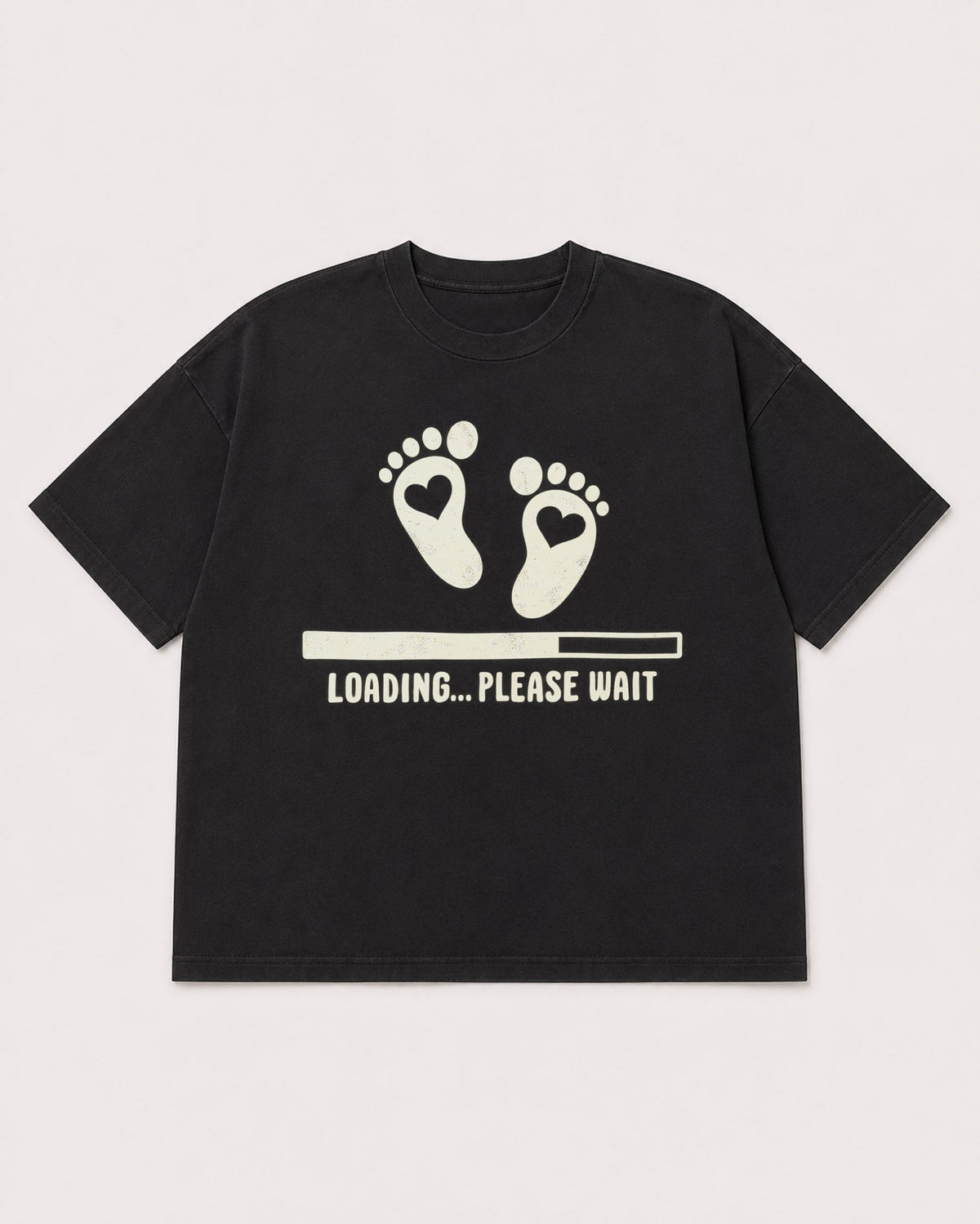 Mockup Boxy Heavyweight Tee Black product