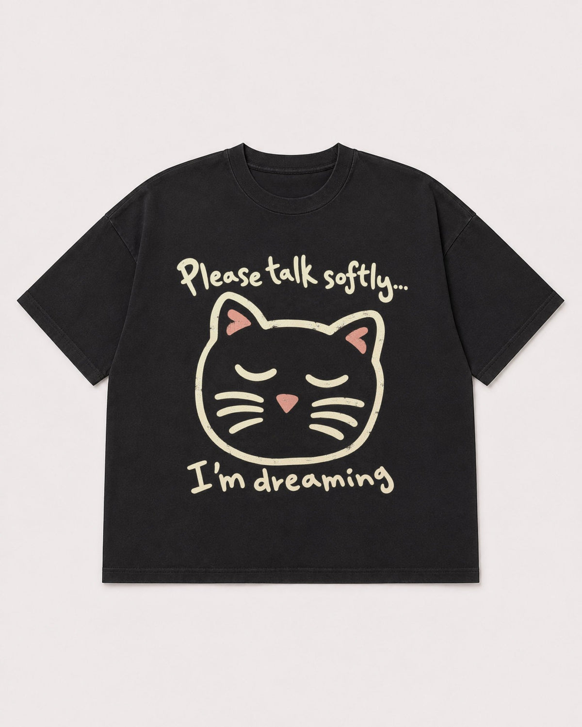 Mockup Boxy Heavyweight Tee Black product