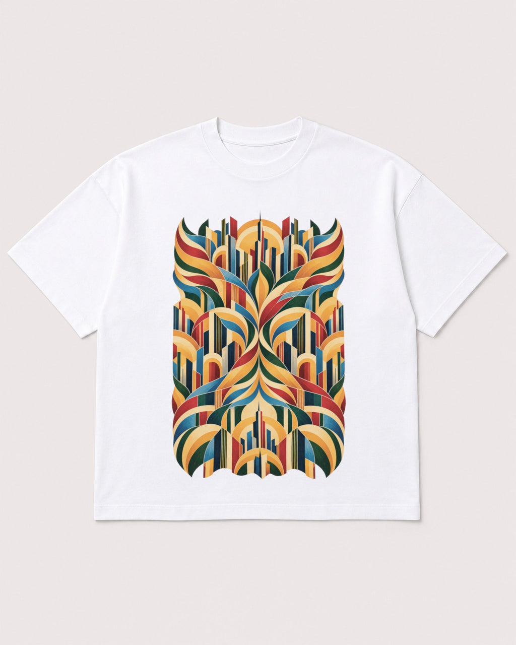 Mockup Boxy Heavyweight Tee White product