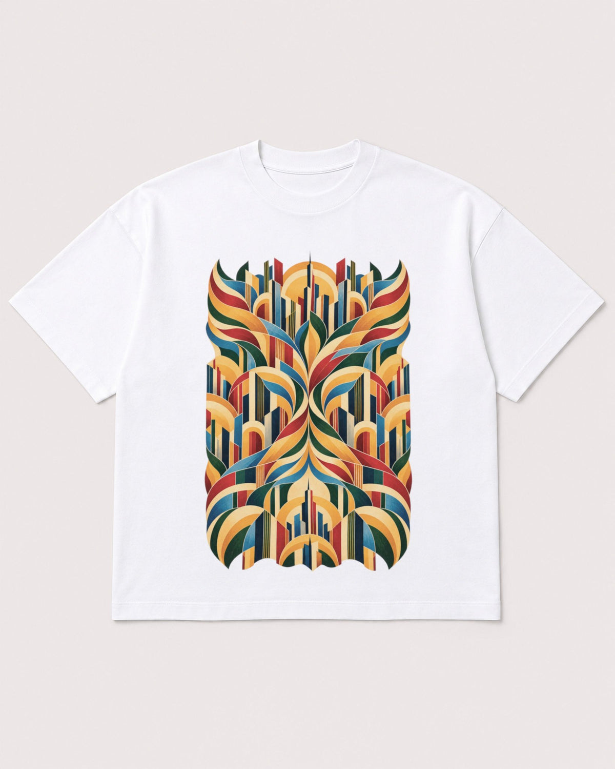 Mockup Boxy Heavyweight Tee White product