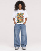 Mockup Boxy Heavyweight Tee White female full-body 05