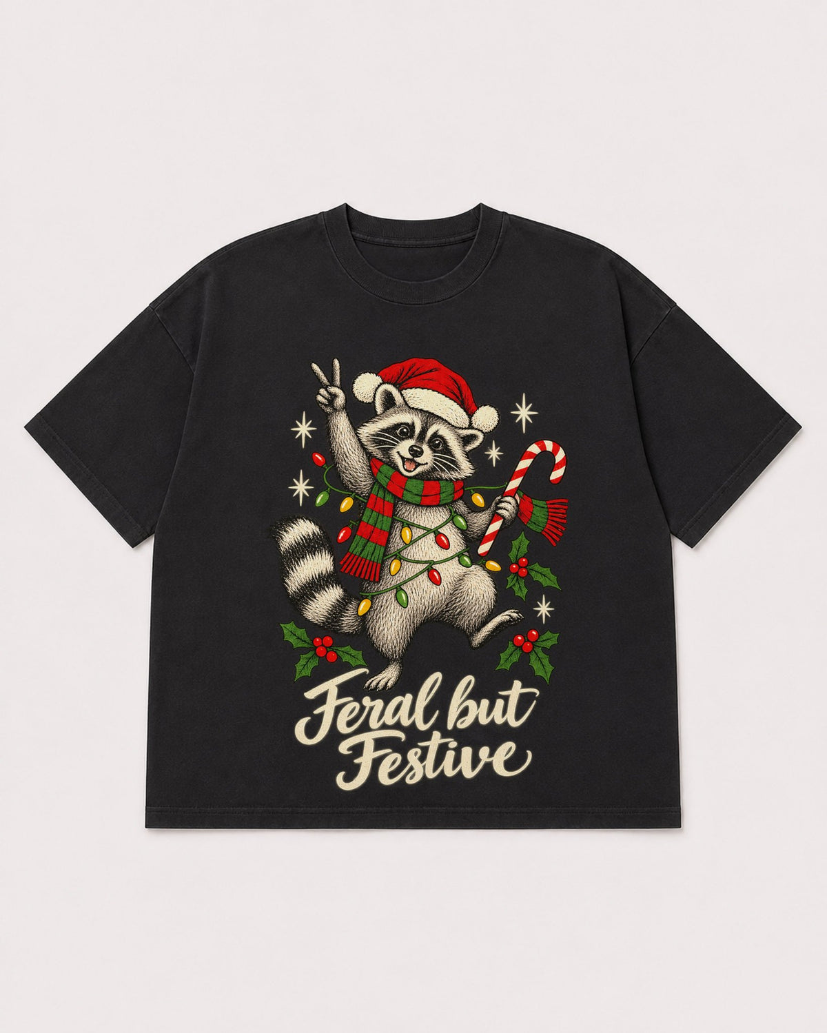 Mockup Boxy Heavyweight Tee Black product