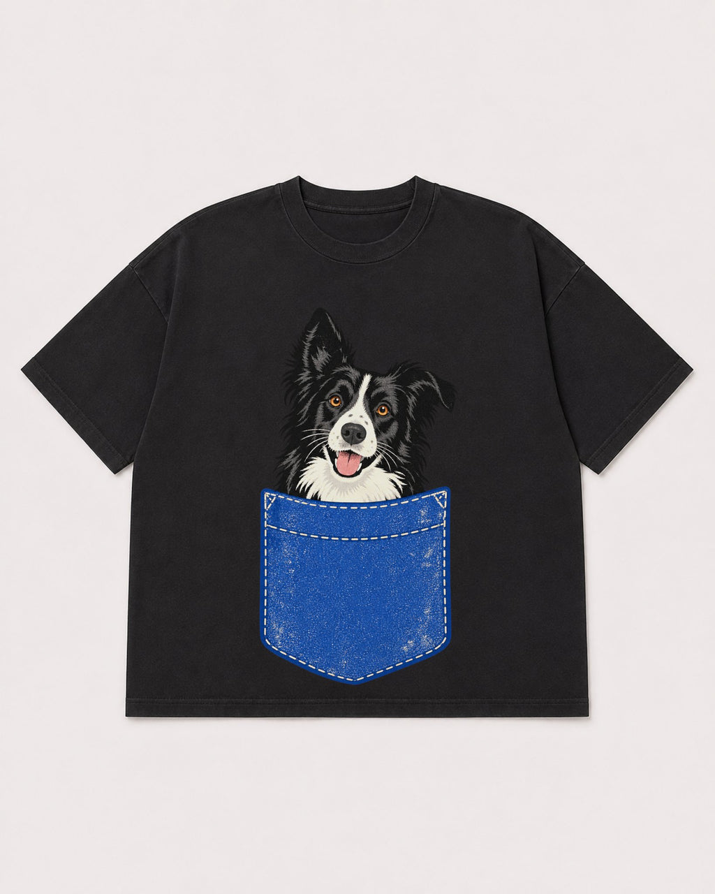 Mockup Boxy Heavyweight Tee Black product