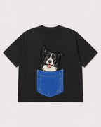 Mockup Boxy Heavyweight Tee Black product