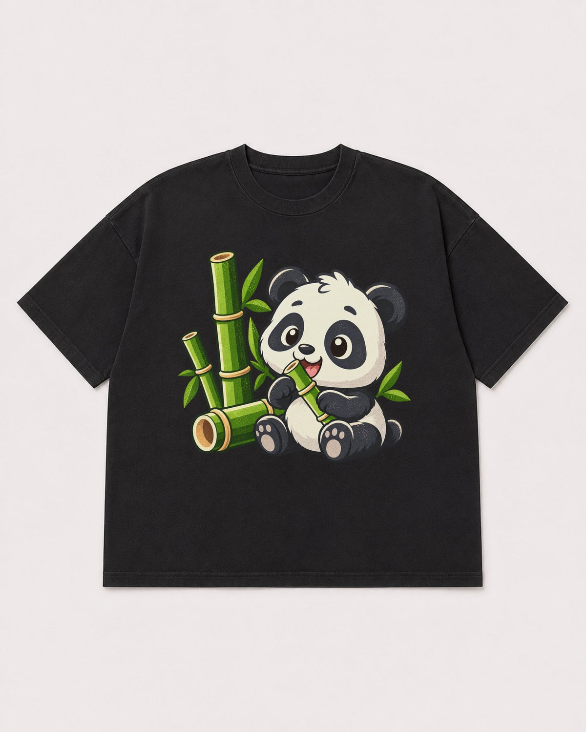 Mockup Boxy Heavyweight Tee Black product