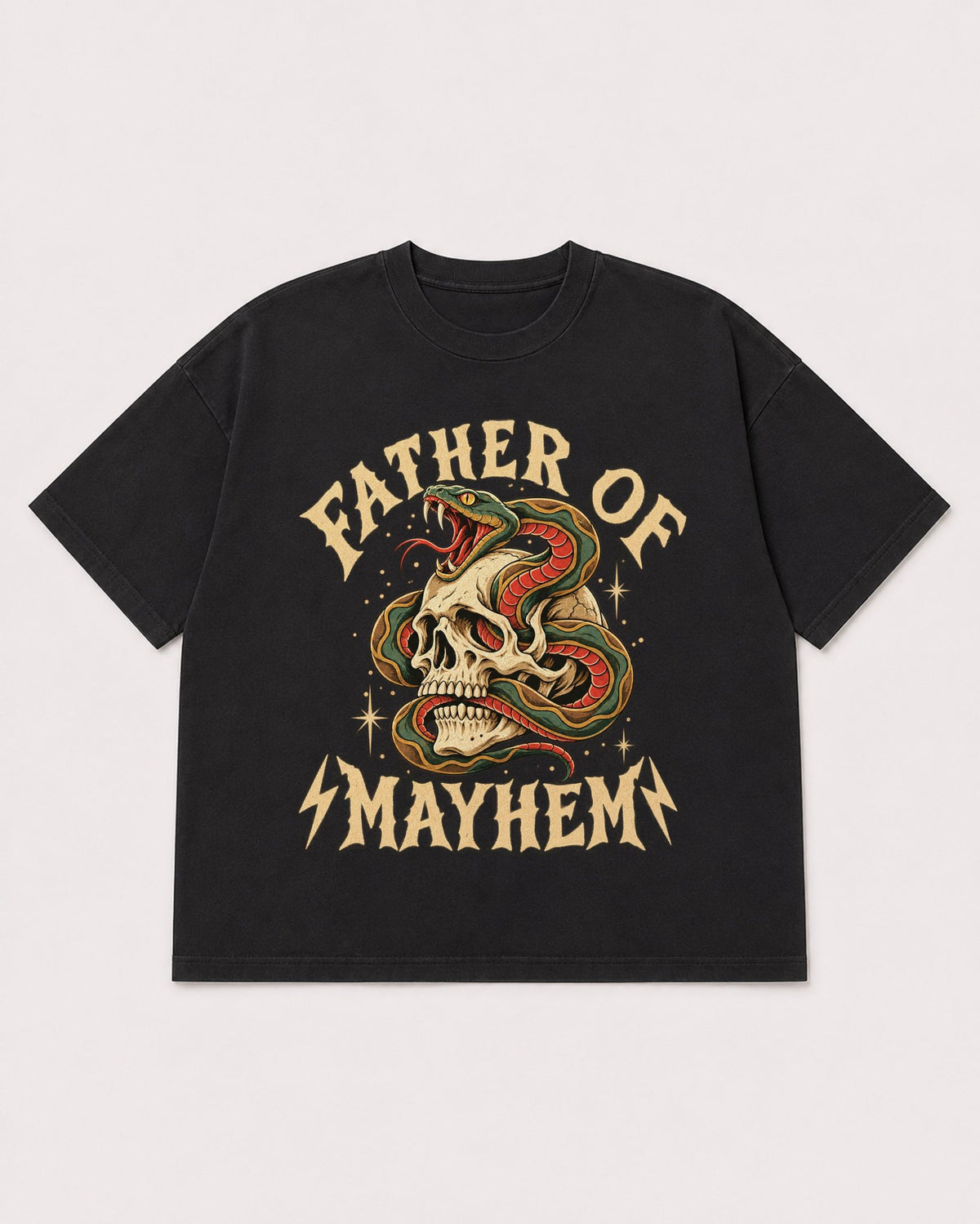 Mockup Boxy Heavyweight Tee Black product