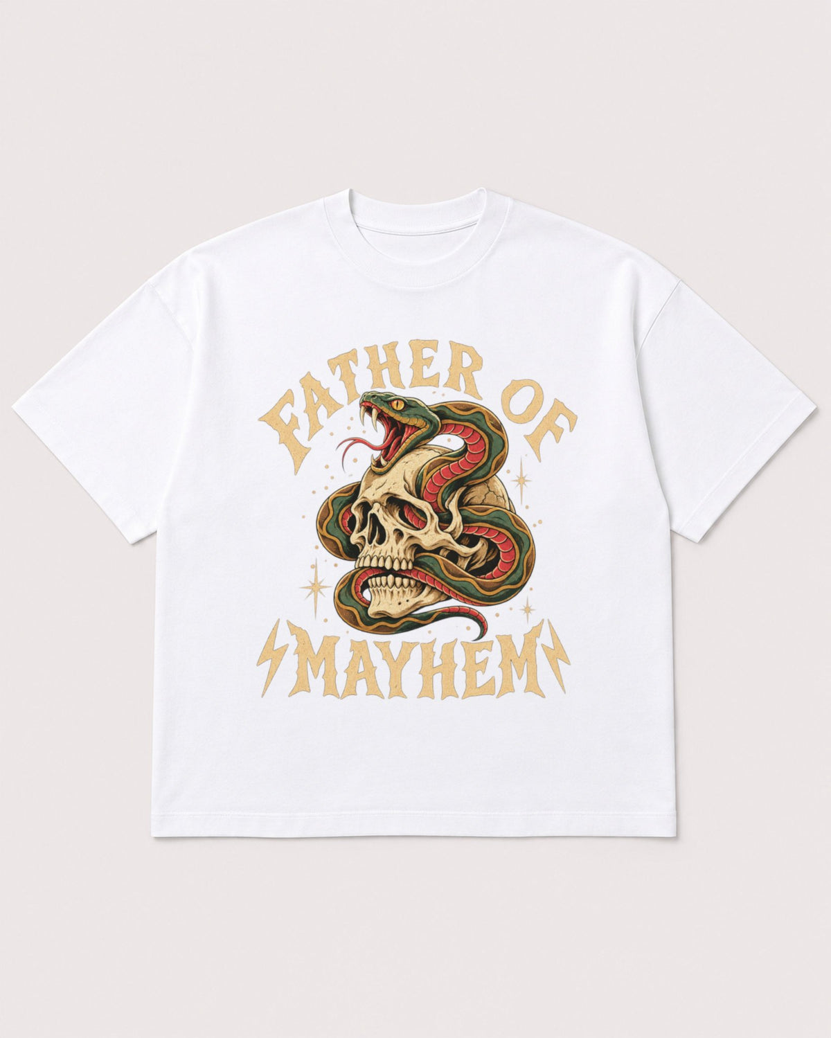 Mockup Boxy Heavyweight Tee White product