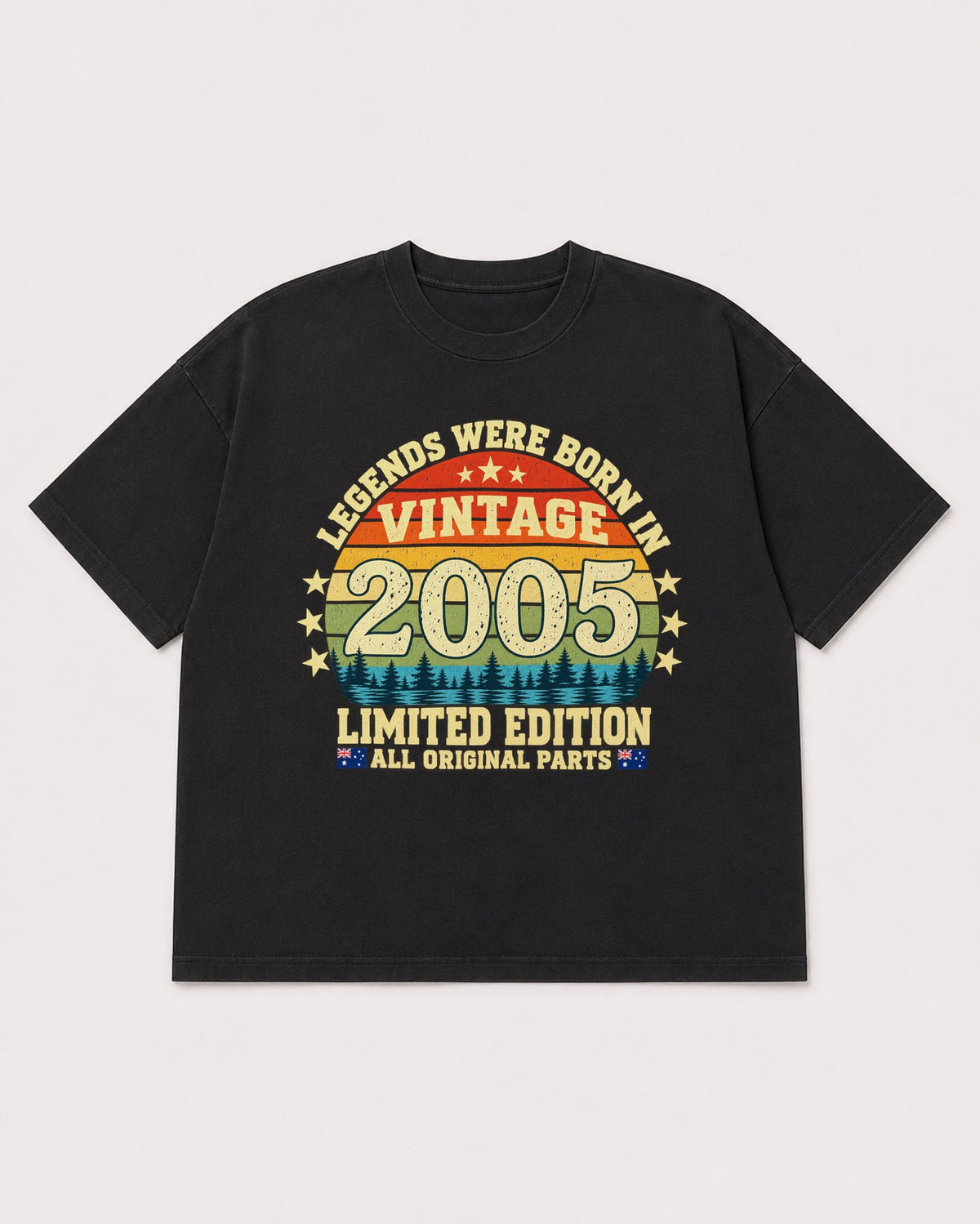 Mockup Boxy Heavyweight Tee Black product