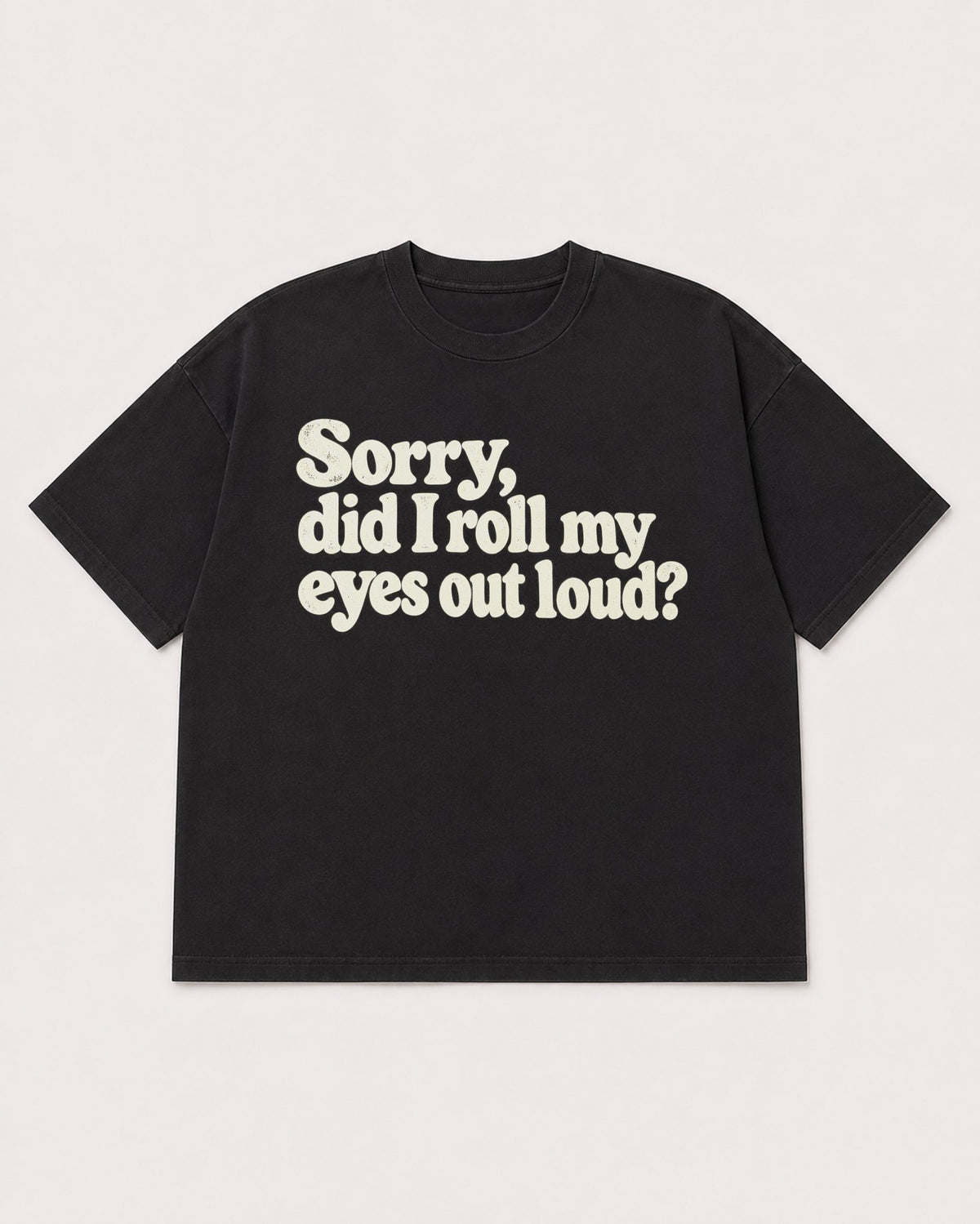 Mockup Boxy Heavyweight Tee Black product
