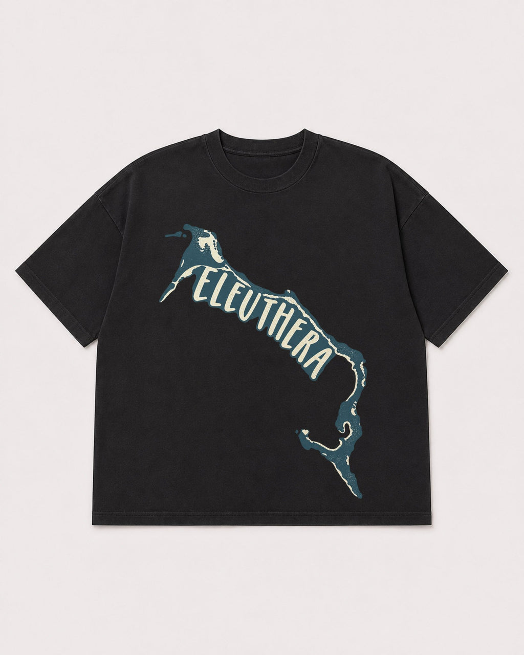 Mockup Boxy Heavyweight Tee Black product