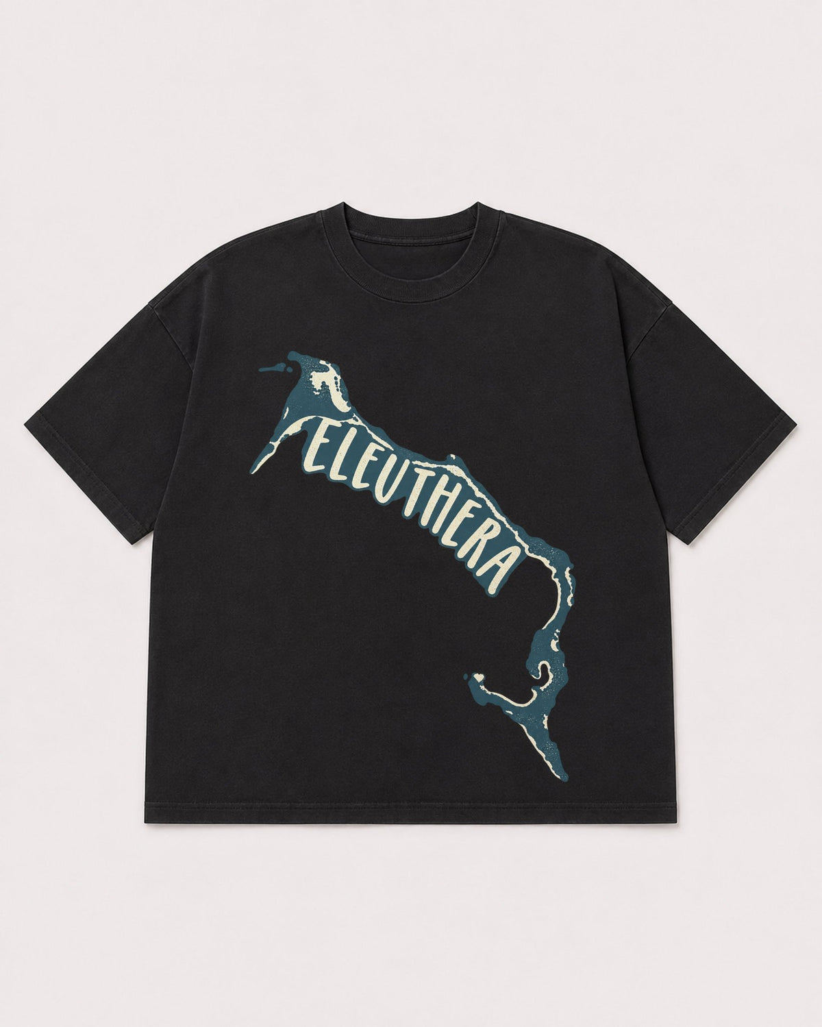 Mockup Boxy Heavyweight Tee Black product