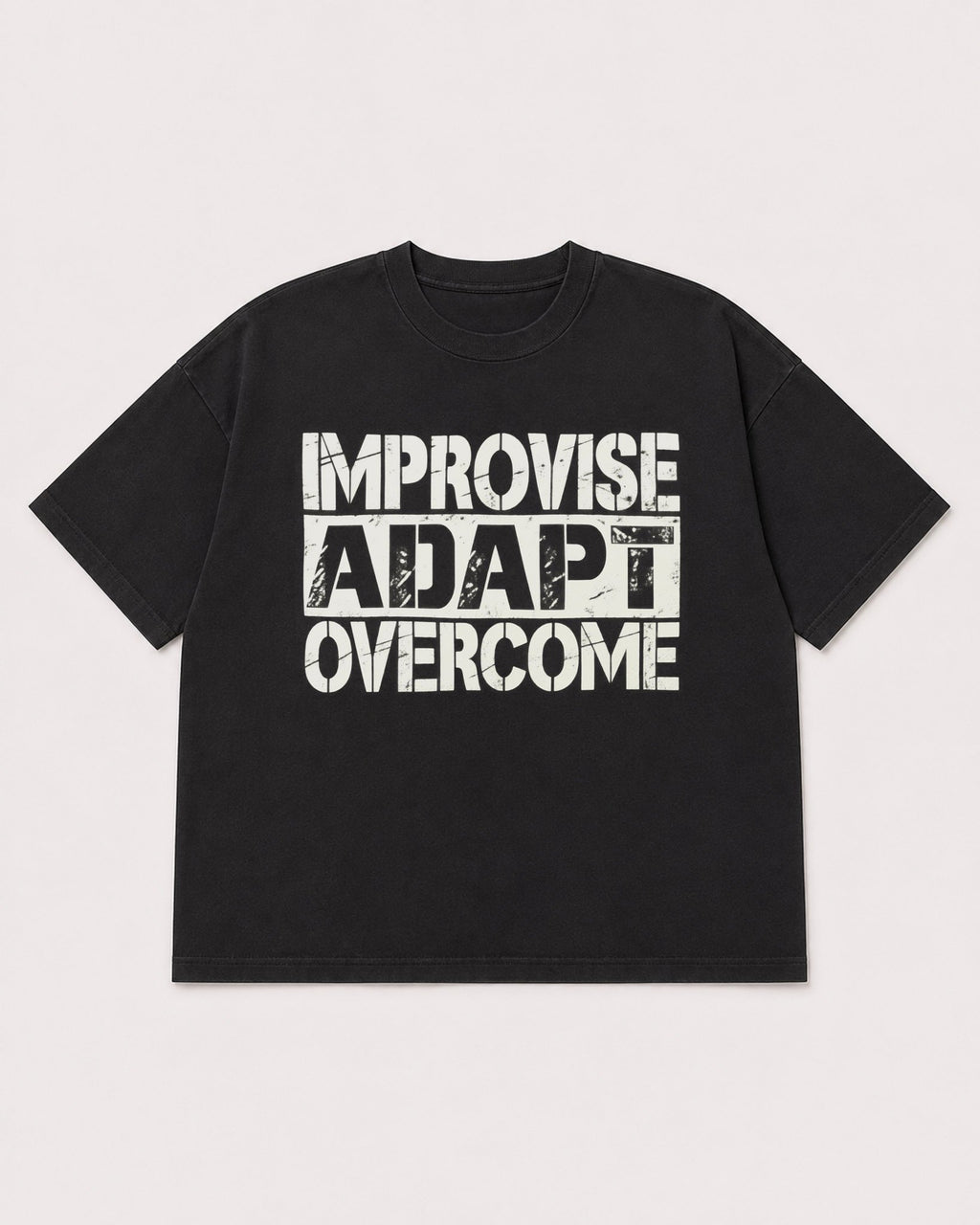 Mockup Boxy Heavyweight Tee Black product