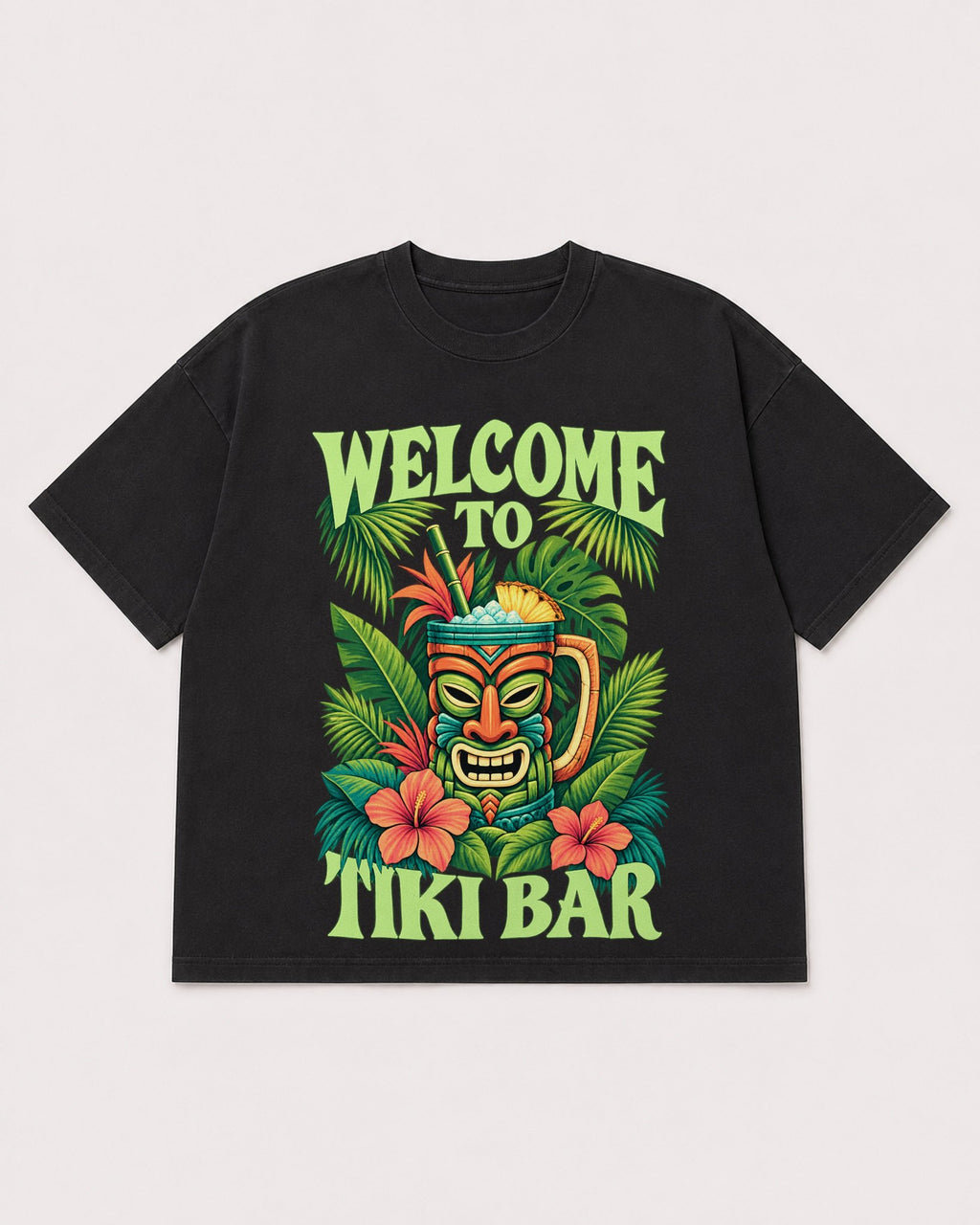 Mockup Boxy Heavyweight Tee Black product