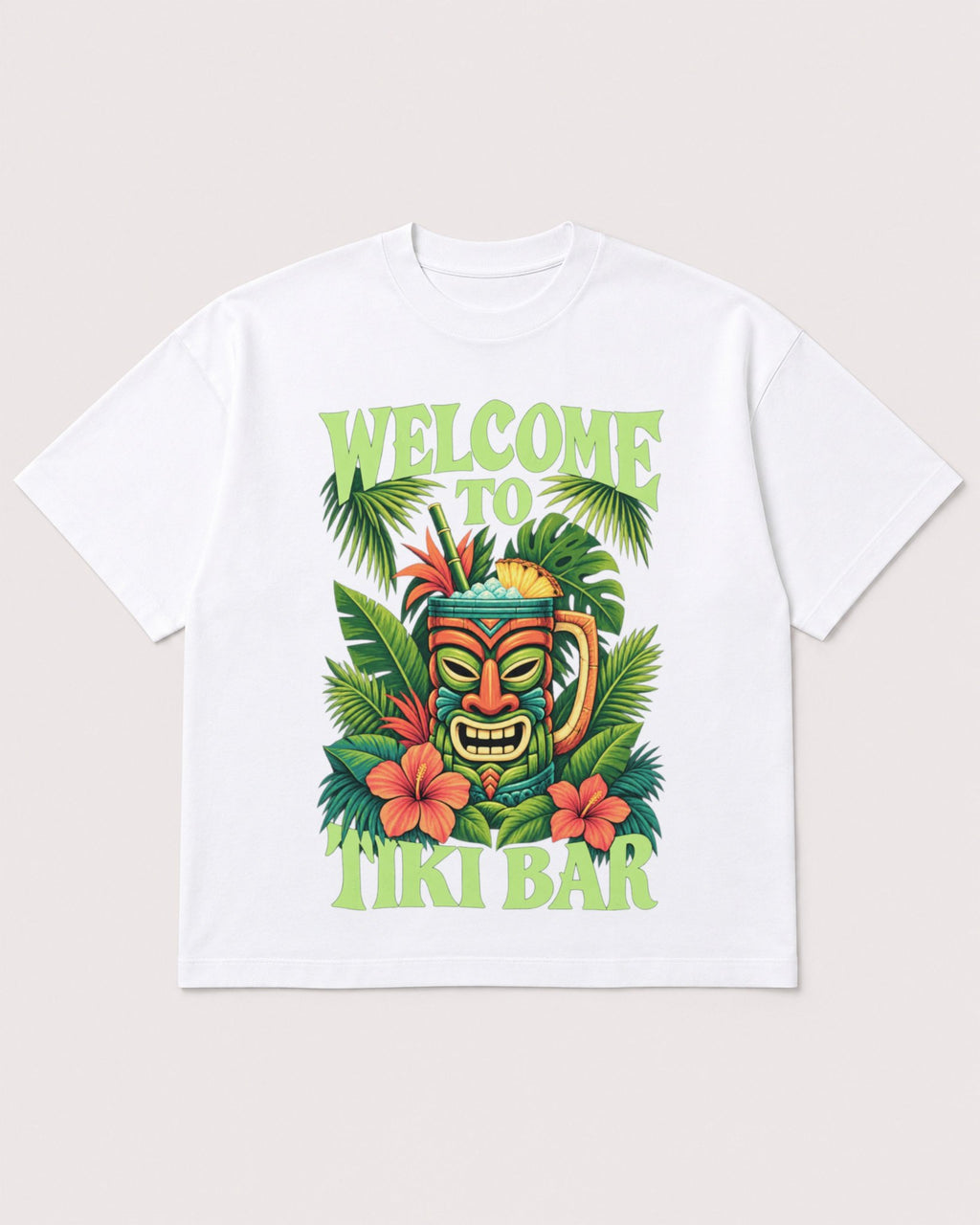 Mockup Boxy Heavyweight Tee White product