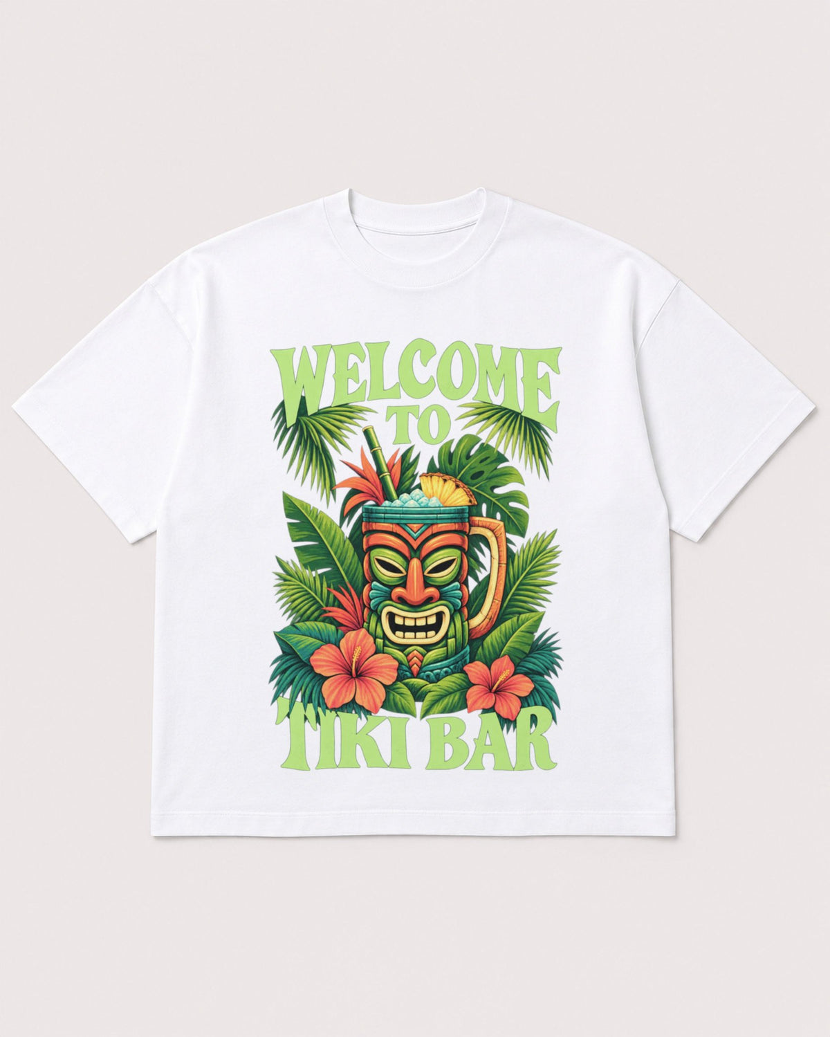 Mockup Boxy Heavyweight Tee White product