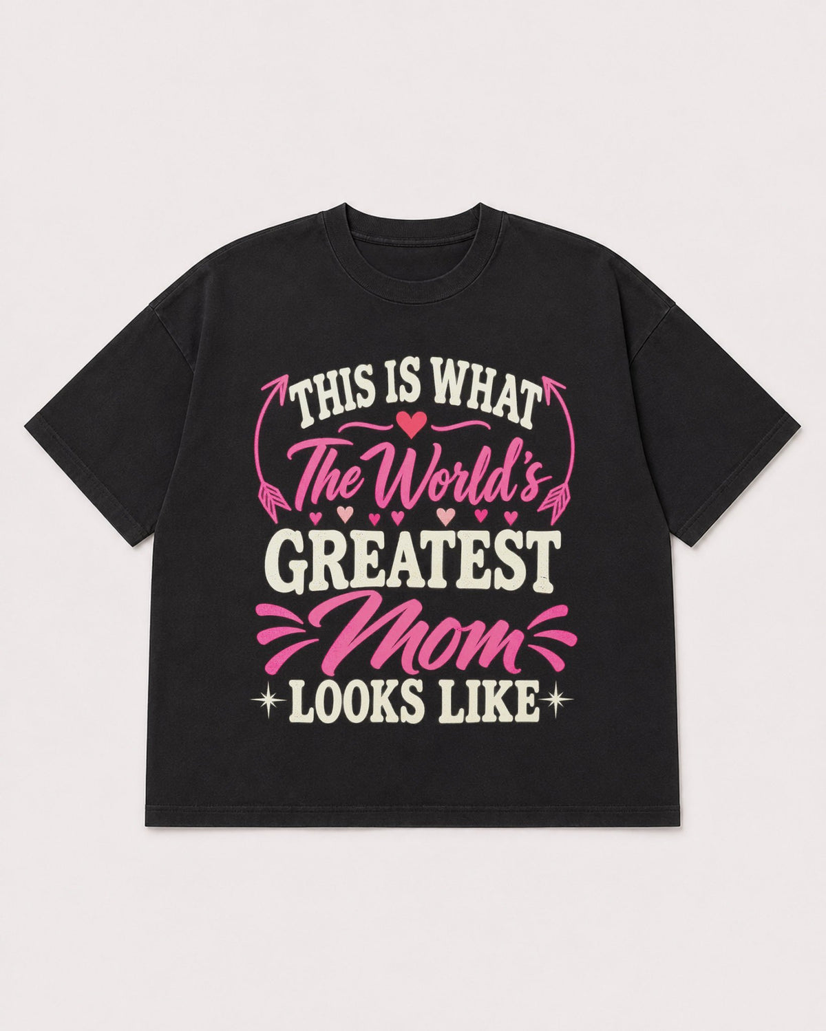 Mockup Boxy Heavyweight Tee Black product